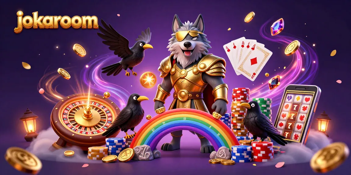 Spin to win at jokaroom with vibrant 3D roulette and lively casino elements!